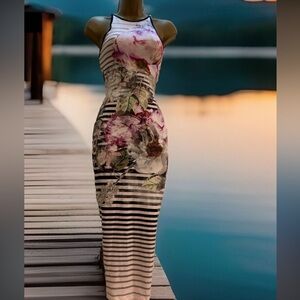 Ted Baker Multicolored Round Neck Stretch Dresses for Women